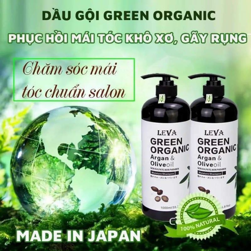 Dầu gội Leva green Organic
