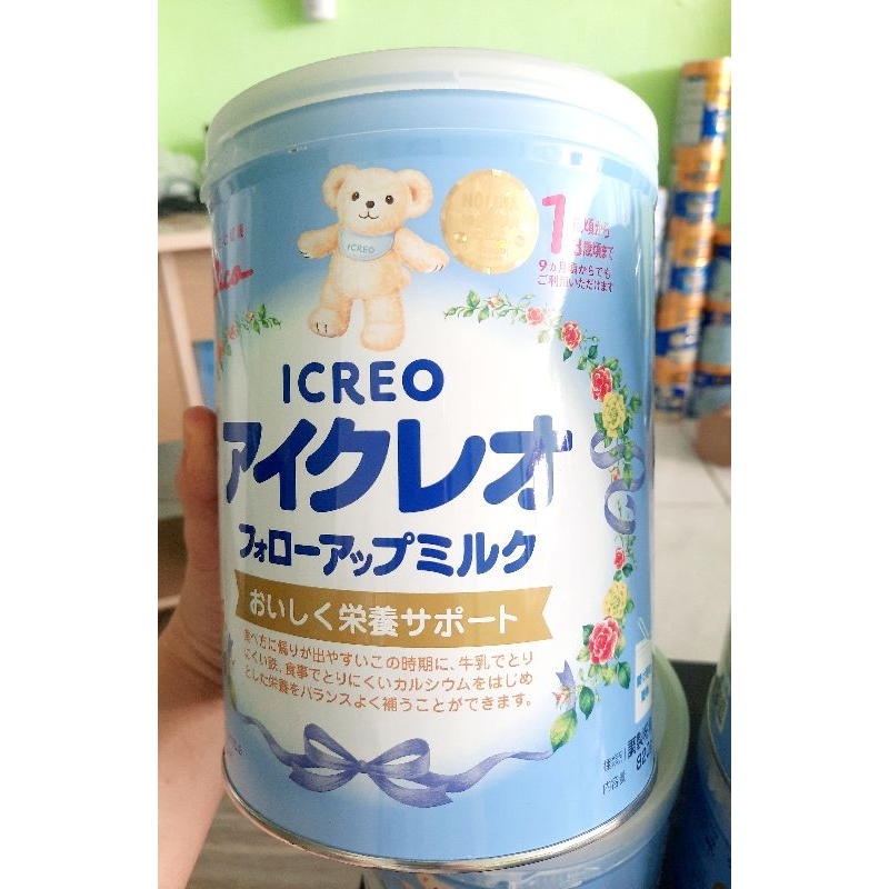 Sữa bột công thức Glico Icreo số 1 820g HSD 23-10-2023