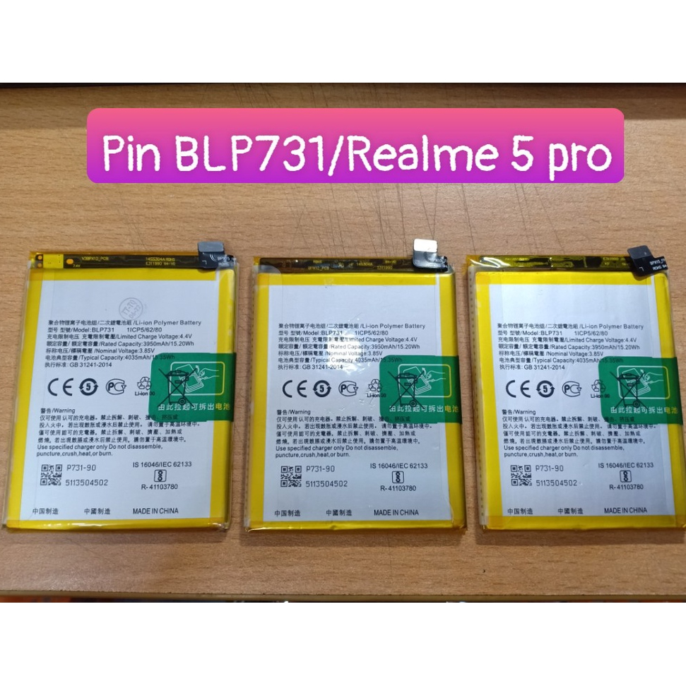 Pin BLP731/Realme 5 Pro