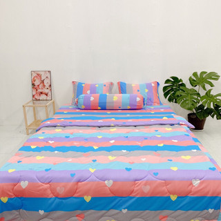 Set 5 món chăn drap áo gối thun lạnh hàn quốc