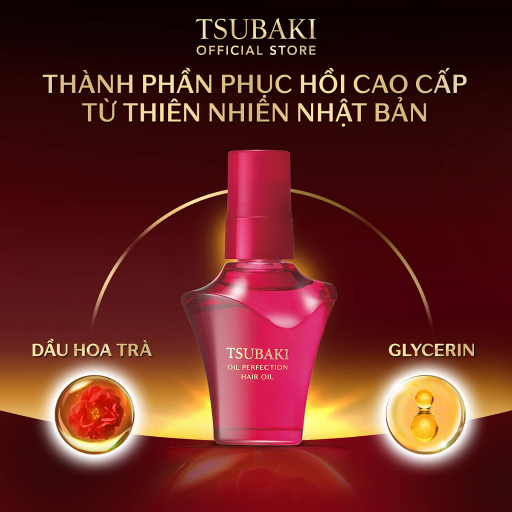 Dầu dưỡng tóc Tsubaki phục hồi hư tổn 50ml