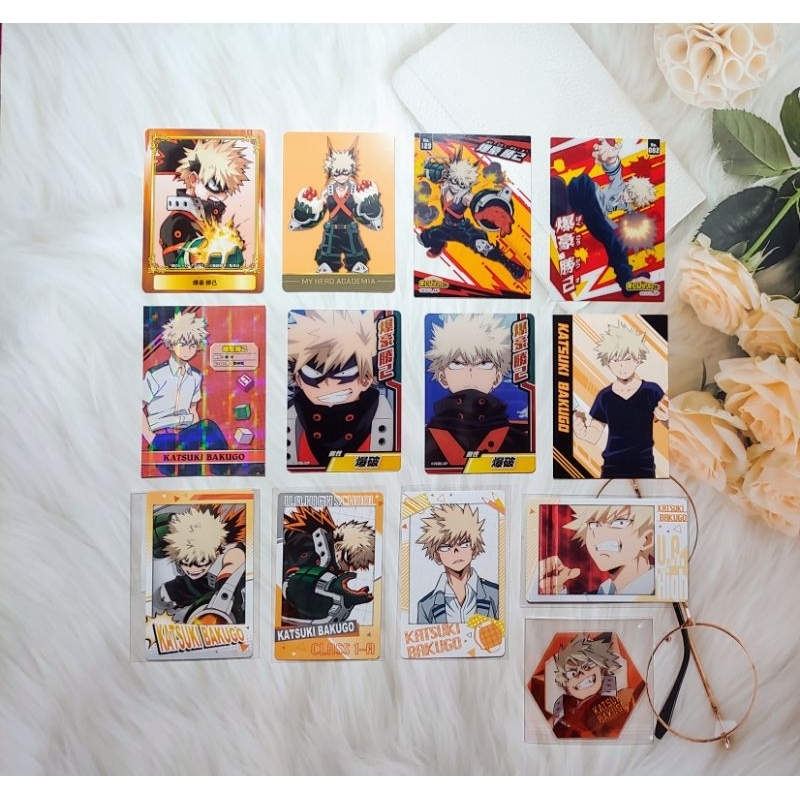 [chú cá Vàng màu Tím] [Hàng sẵn] Card Metal, Snap, Pola, Clear card Katsuki Bakugo - MHA/My Hero Academia - Shoto, Izuku