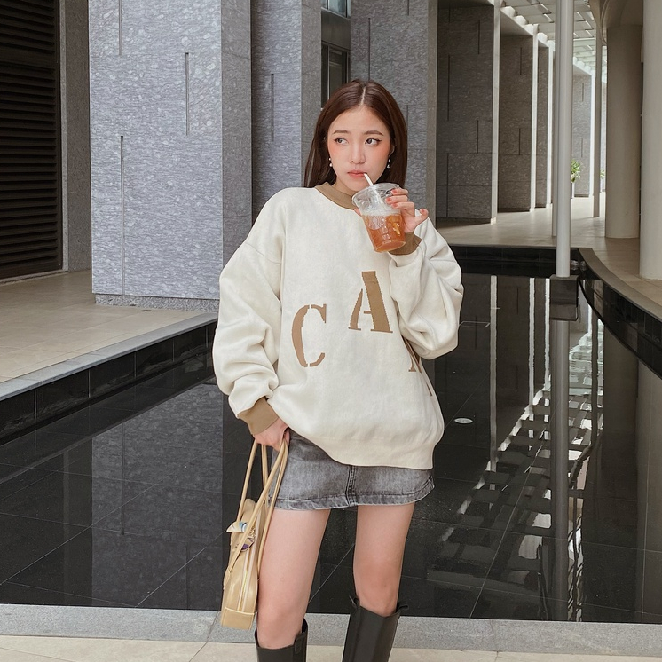 Áo nỉ len nam nữ oversized CANDLES COLDZY KNITWEAR dệt sợi chắc chắn sợi len cotton 100% chính hãng