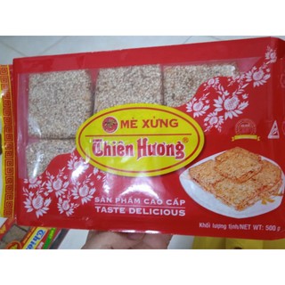 [Chính hãng] Mè xửng dẻo cao cấp 500g 2 lớp 12 miếng