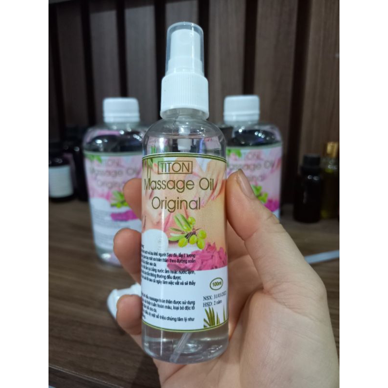 Tinh dầu massage body truyền thống không mùi   chuyên dưỡng da siêu mềm mịn.