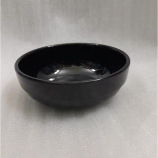 Chén(bát) cơm cạn nhựa Melamine màu đen,nâu