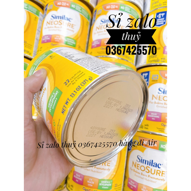 Sữa Similac Neosure cho bé nhẹ cân, sinh non - Similac Neosure Mỹ 371gr