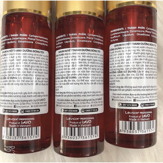 Serum dưỡng bóc tóc lavox đỏ 60ml