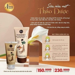 Sửa rửa mặt Nicos chính hãng