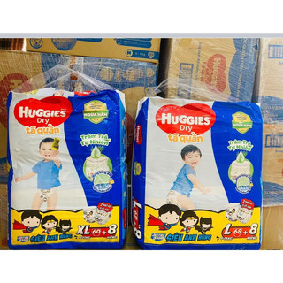 Tả Dán/Quần HUGGIES  M76/L68/XL62
