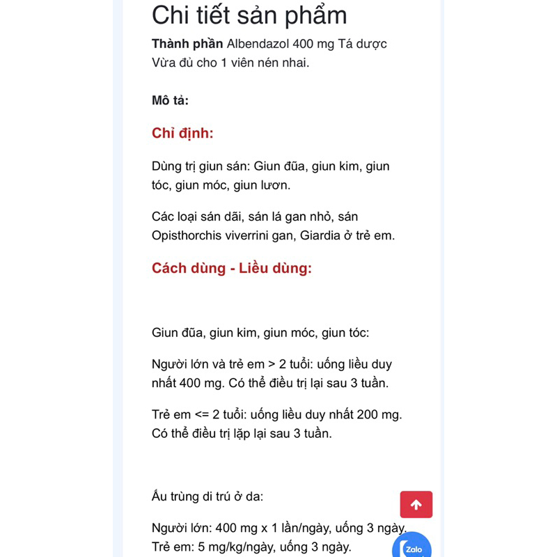 Viên nhai hương dâu xổ giun cho bé. pentinox hộp 1 viên/ 1 liều