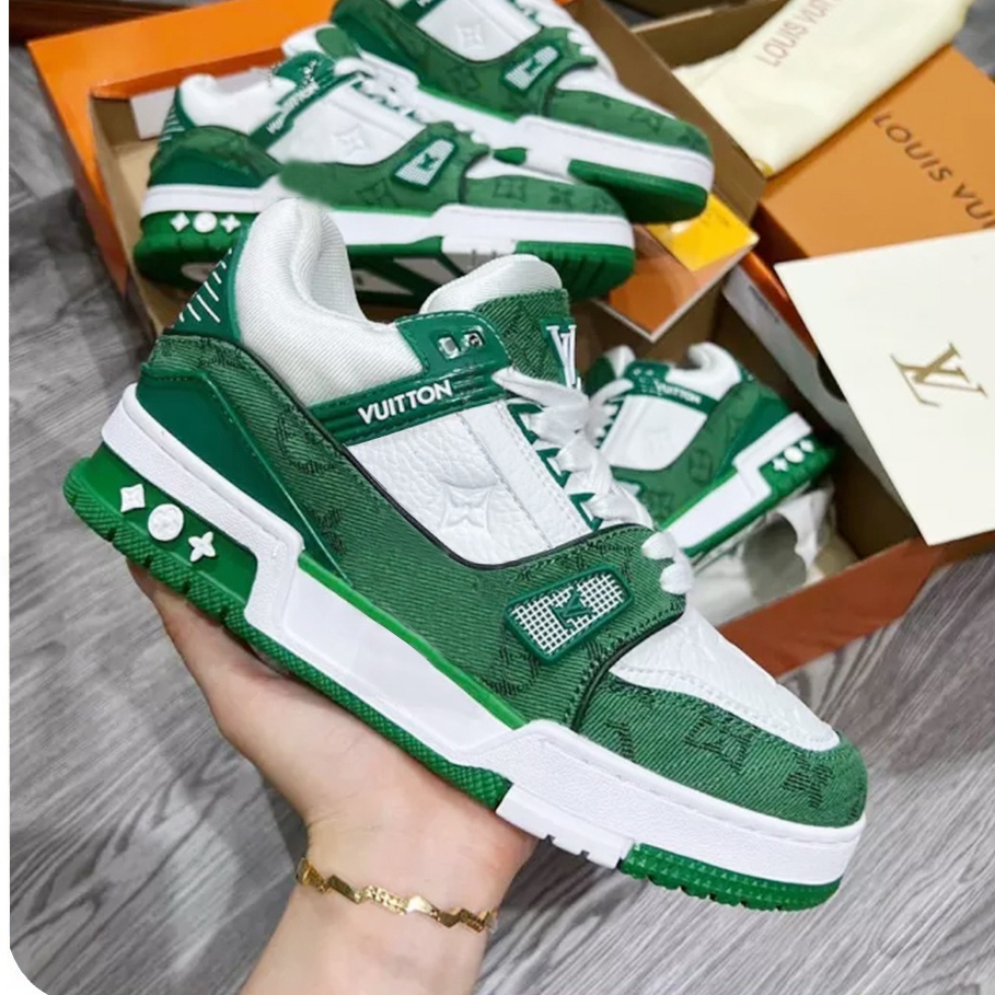 Giày LV Louis Vuitton Trainer, Giày Sneaker LV Nam Nữ Kiểu Dáng Thời Trang FullBox