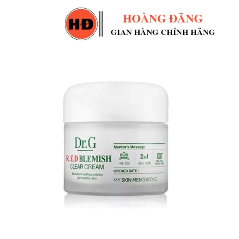 KEM DƯỠNG DR.G RED BLEMISH CLEAR CREAM 70ML