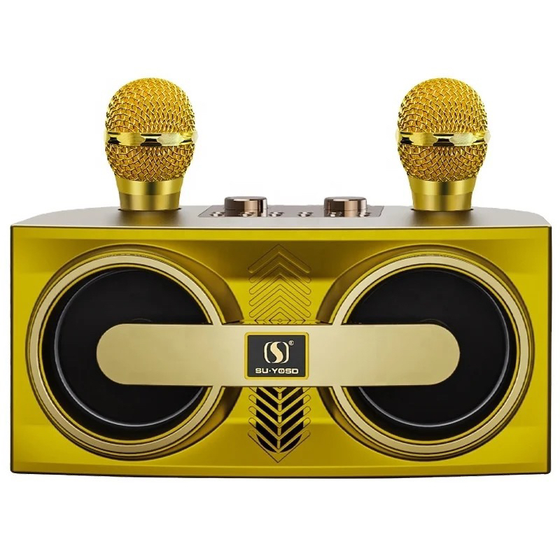 Loa Karaoke YS206 Kèm 2 Micro Không Dây, Âm Thanh Cực Chuẩn