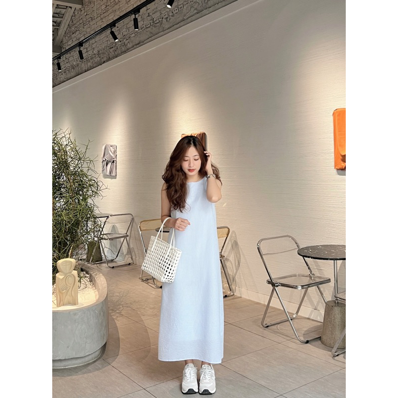 Jane dress - đầm xốp cộc tay dáng suông thiết kế Ma Vie