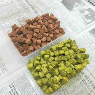 Nama chocolate trái tim cứng handmade thích hợp làm quà tặng, ăn vặt