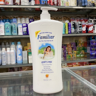 Sữa tắm trắng da dê familliar chai lớn 1200ml