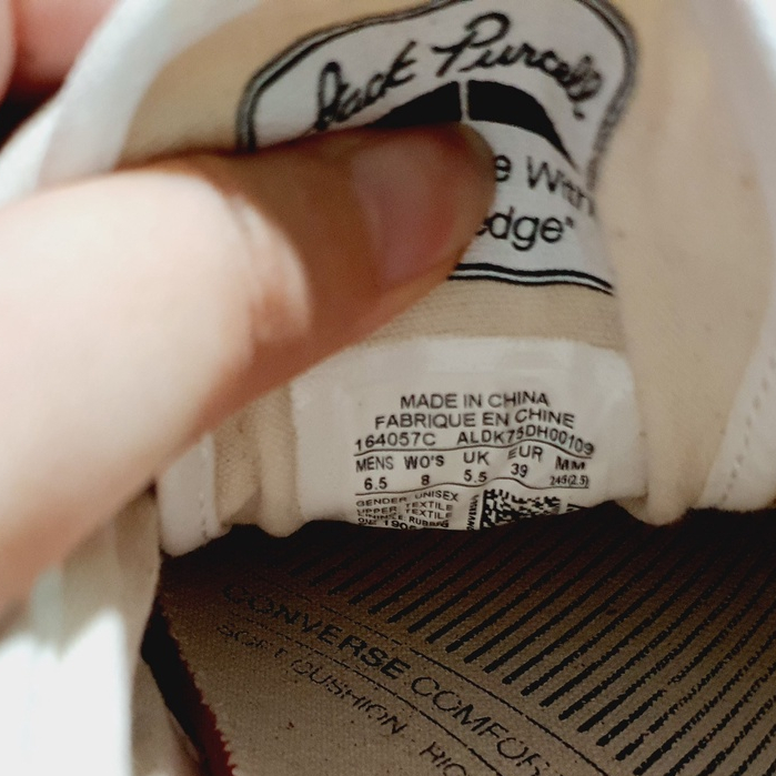 2hand  Giày thể thao canvas Jack Purcell