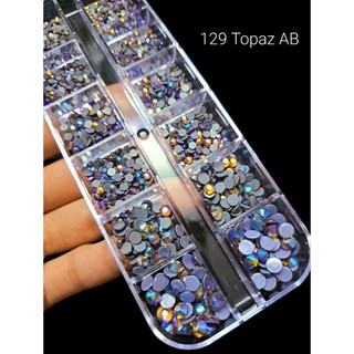 Đá nails khay 129 topaz ab