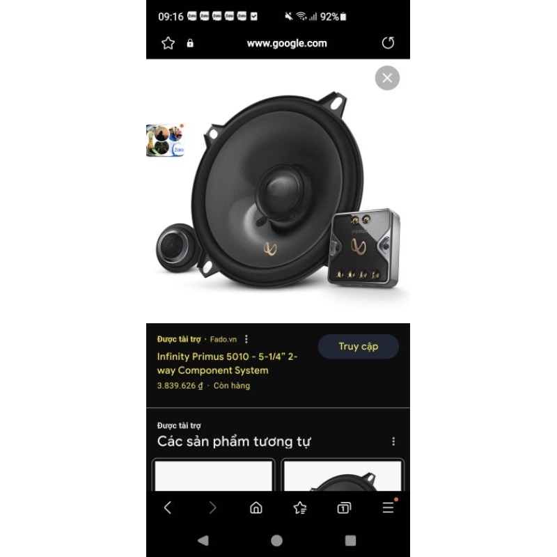 Lọc âm thanh. Phân tần in fi ni ty loại nhỏ nguyên zin chính hãng. Giá 2 cái