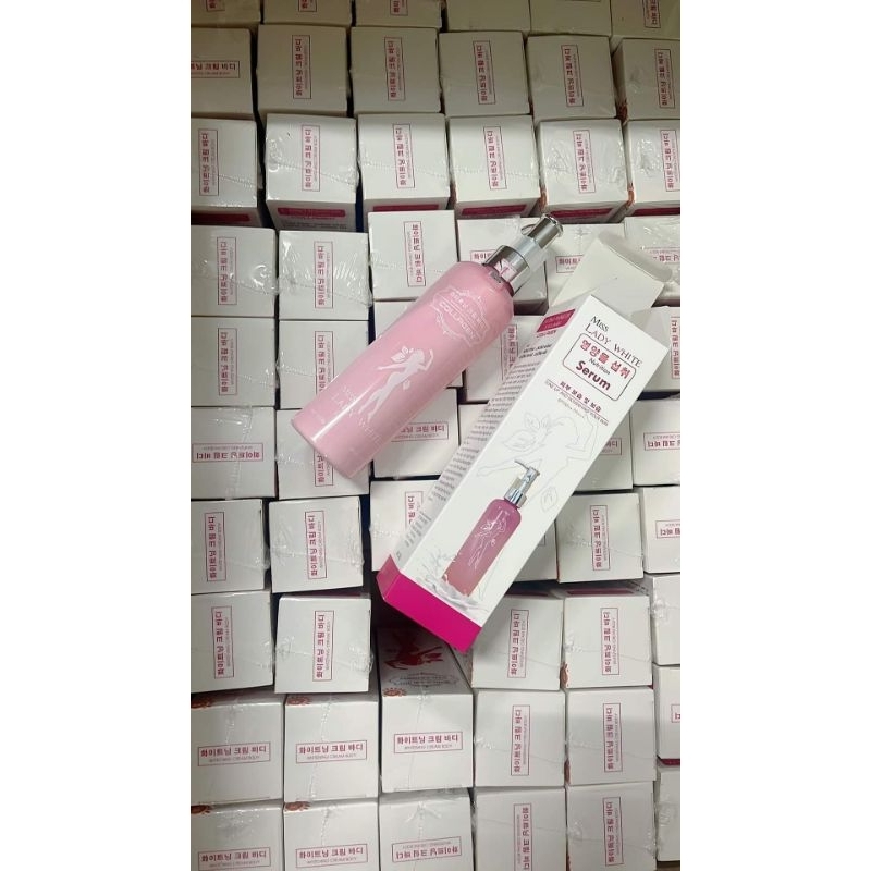 Kem serum body trắng da collagen lady white