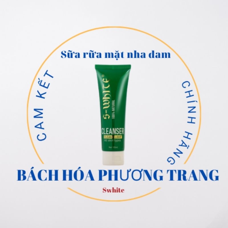 SỮA RỮA MẶT NHA ĐAM SWHITE (Hạn sử dụng mới 2025)