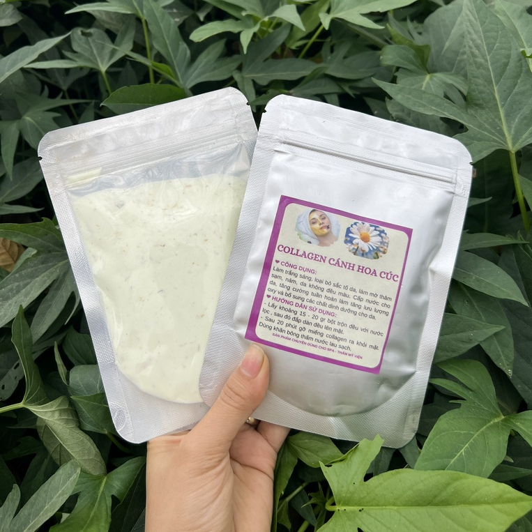 Mặt nạ thạch hoa cúc 100gr organic nguyên chất Handmade