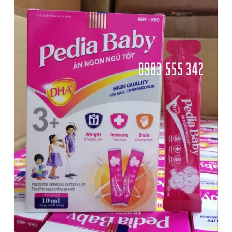 Pediababy ăn ngon ngủ tốt. Hộp 20 gói