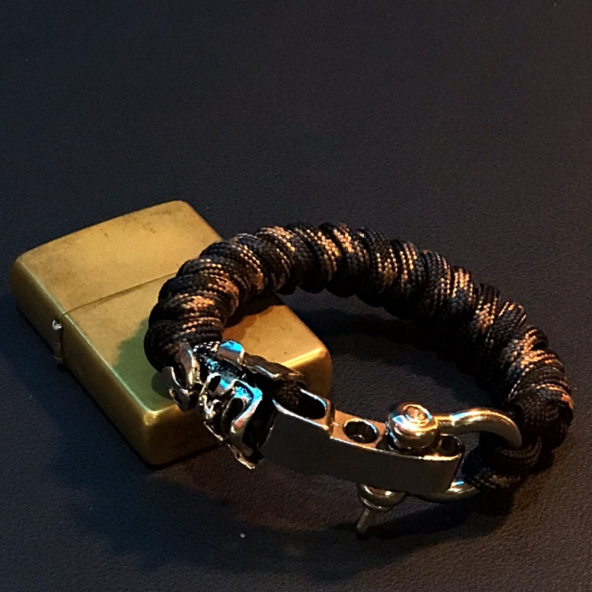 Vòng sinh tồn paracord samurai snake knot