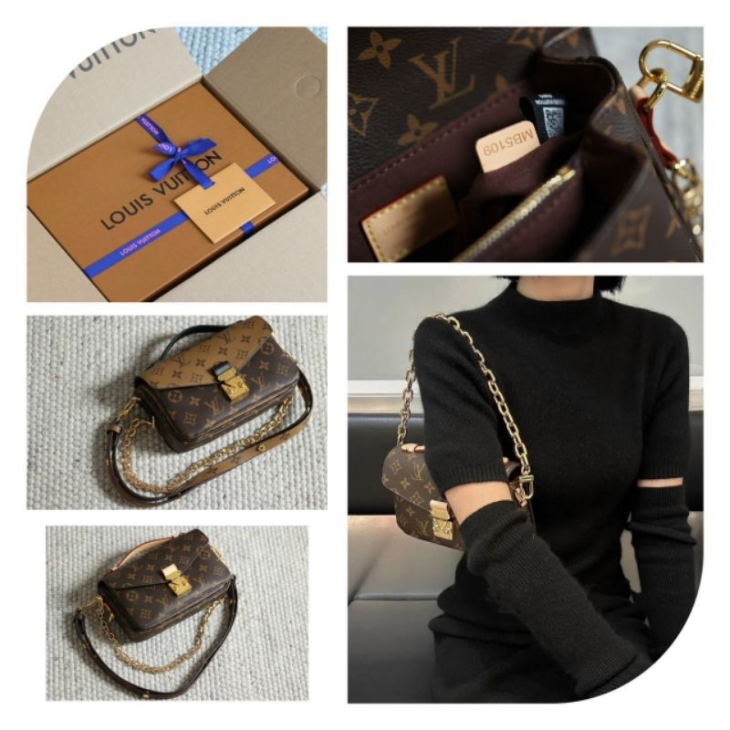 Túi LV metis da thật sz21cm bản đẹp dã man fullbox