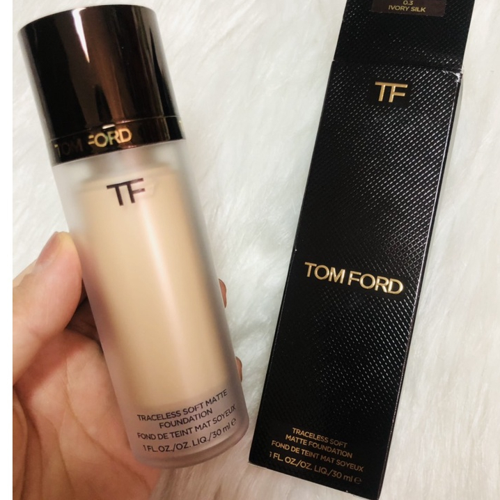 TOMFORD Kem Nền Tom Ford Traceless Soft Matte Foundation 30ml Màu 0.3 Ivory Silk màu 0.4 Rose