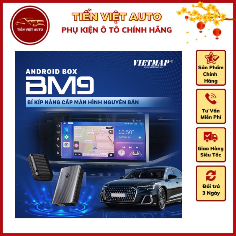 Android Box Vietmap BM9 Phiên Bản 2023, KM Vietmap S2, Vietmap Live pro