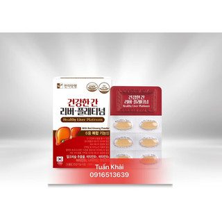 Bảo vệ gan, hạ men gan.bổ gan liver s hàn quốc hộp 30 viên