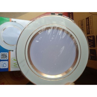 Đèn LED âm trần downlight Đổi Màu 7W-9W Rạng Đông viền bạc/vàng