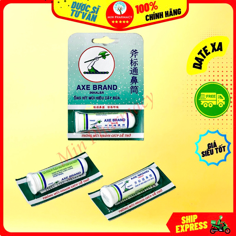 Ống hít Axe Brand Inhaler Cây búa Giảmcảm cúm, nghẹt mũi - Minpharmacy