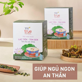 Hộp 36g trà thảo dược lạc tiên-tâm sen th true herbal