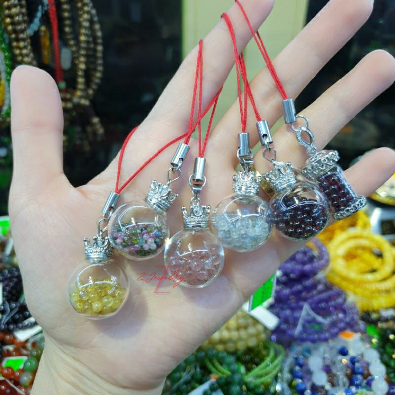 Lọ đá May Mắn đa sắc phong thủy