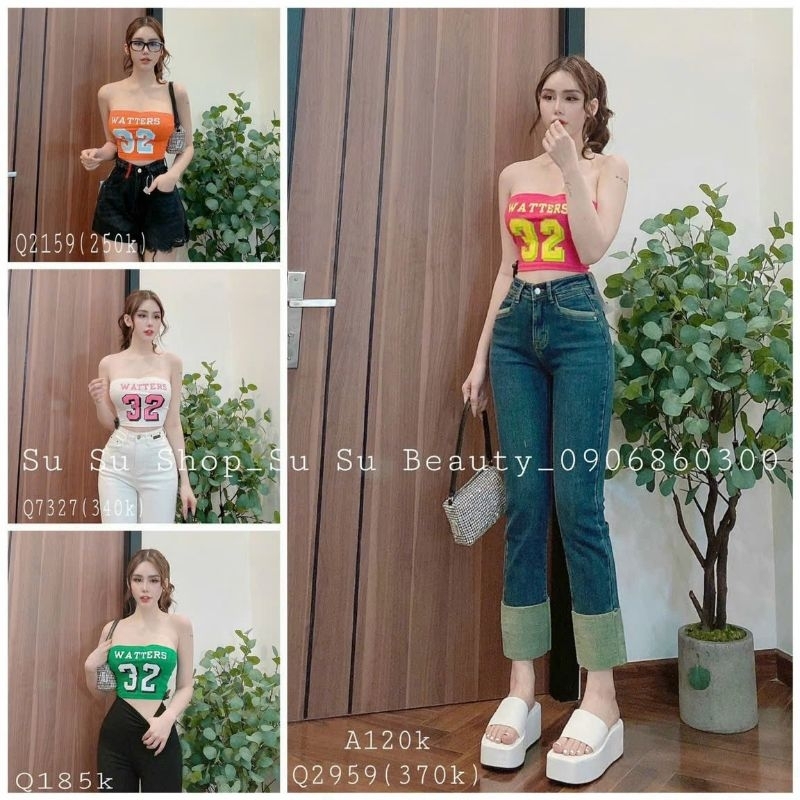 Áo ống in số 32 đủ màu đẹp tuyệt vời