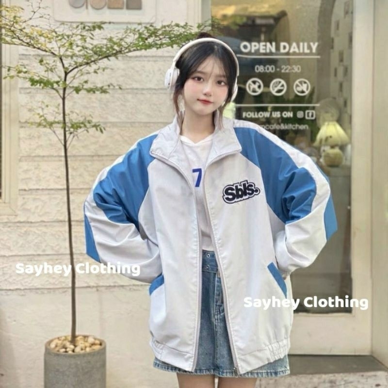Áo khoác dù SBLS 2 màu Nam Nữ Form Rộng Ulzzang Unisex Chất vải 2 lớp