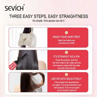 ( Mẫu Mới ) Kem Tạo Kiểu Tóc Duỗi Thẳng Sevich 150ml
