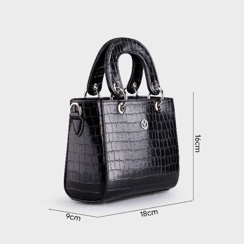 Túi xách nữ cầm tay Vân da cá sấu Lady Yuumy YTX31