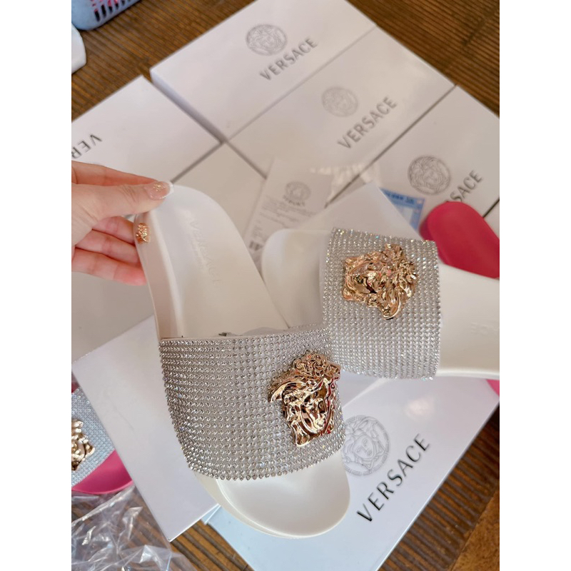 Dép đính đá full hộp hãng