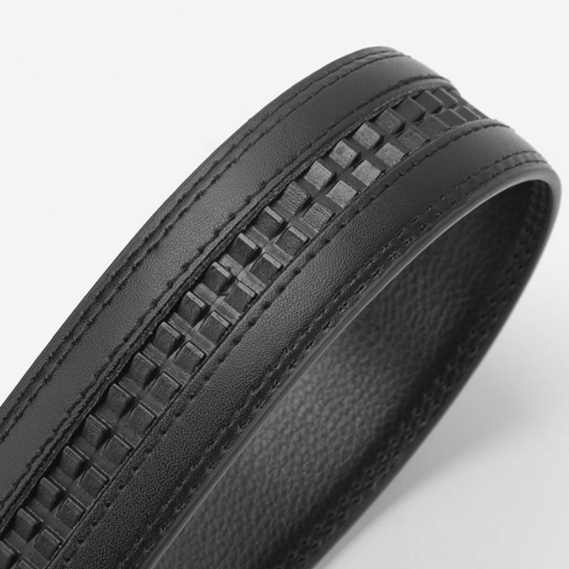 Thắt lưng da thật khóa tự động bản 3.5cm,dây da thay thế dây nịt nam cao cấp không mặt khóa bảo hành 24 tháng