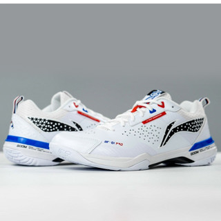 Giày cầu lông chính hãng chuyên nghiệp lining có độ bật cao nhẹ Daofeng PRO AYAT005-1 mẫu mới cho nam màu trắng