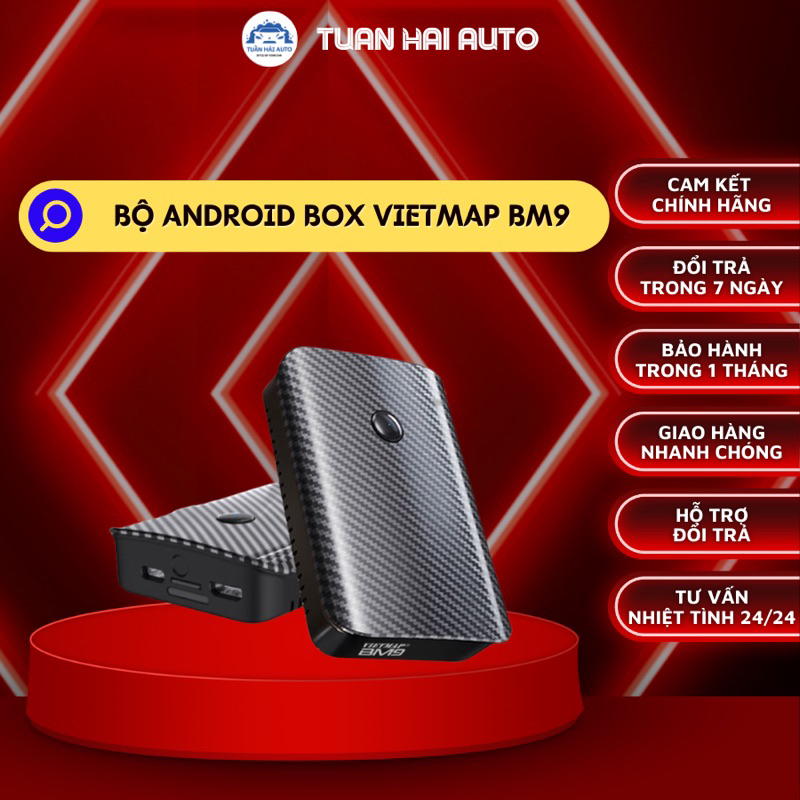 Bộ Android Box Vietmap BM9(Phiên bản mới nhất 2022) Tương Thích Với Tất Cả Các Dòng Xe
