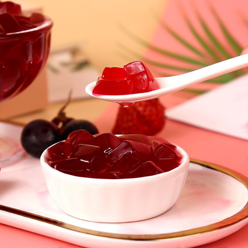 Topping thạch mix vị trái cây đóng lon 800g