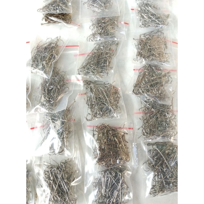 Lưỡi câu tôm càng xanh 100 lưỡi - lưỡi câu đúc - lưỡi câu tôm thủ công