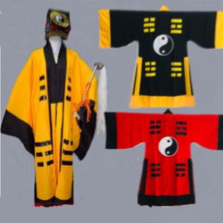 (Có sẵn) Trang phục Pháp sư đạo sĩ, bộ quần áo pháp sư Lâm Chánh Anh nhiều màu sắc