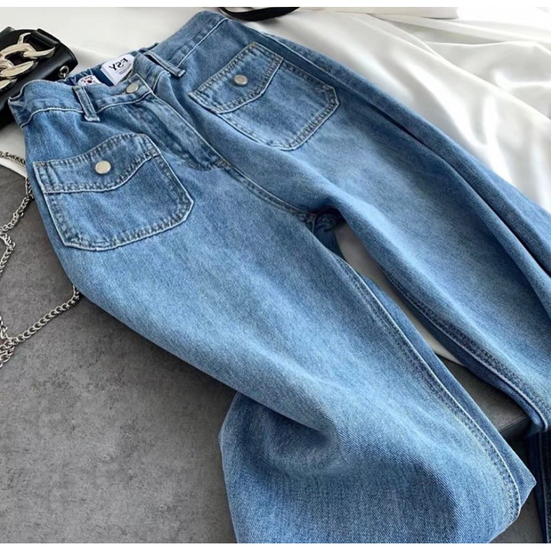 QUẦN DÀI LOA XUÔNG ĐẠP LAI TÚI KIỂU