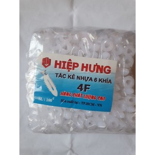 Tắc kê nhựa 4f bịch 100 cái